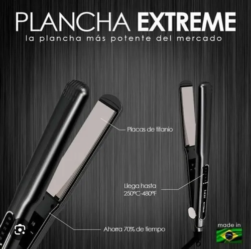 Plancha Alisadora De Pelo Profesional Lizze Extreme 250°c