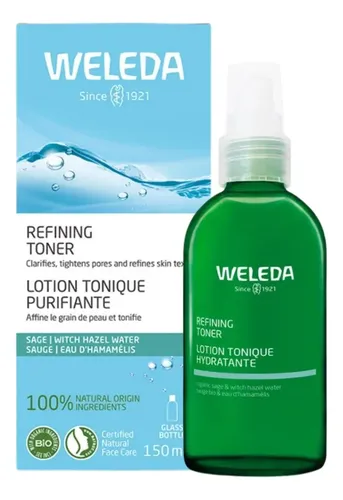 Tonico Facial Perfeccionador Poros Dilatados Weleda 150ml Grasa Día/noche