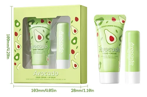 Crema Nutritiva Para Manos Y Bálsamo Labial Avocados Para Ot