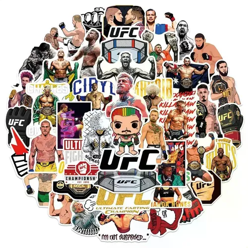 50 Ufc Mixed Martial Arts Stickers