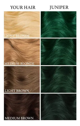 Tinte De Pelo Lunar Tides Semipermanente, Verde Enebro