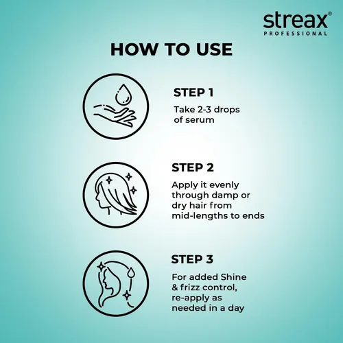 Sérum Capilar Streax Pro Smooth Manejable Hair 200 Ml