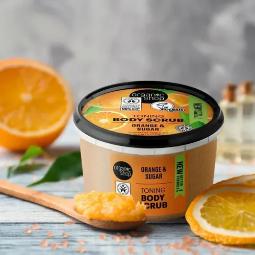 Exfoliante Corporal Natural Organic Shop Naranja 250ml