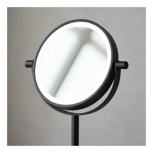 Espejo Maquillaje Vgo De Mesa Aro Luz Led Con Base