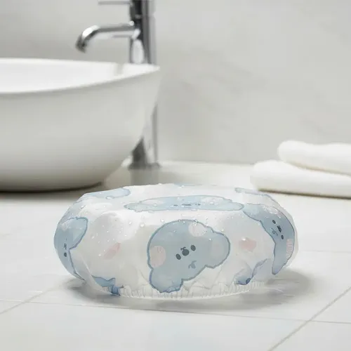 Kit 4 Cofia Gorro Baño Gorro Ducha Impermeable Con Elastico