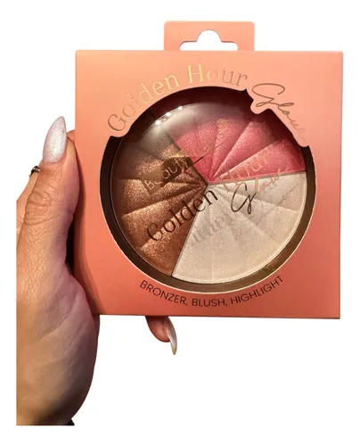 Paleta Maquillaje Beauty Creations Golden Hour Glow 3 En 1