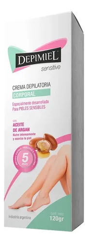 Crema depilatoria Depimiel Sensitive para corporal piel delicada 120 g