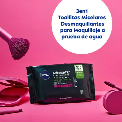 Nivea Micellair Expert Toallitas Desmaquillantes 20 Unidades
