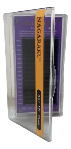 Kit Nagaraku Extensiones De Pestañas Clásicas 0.07 Curva Dd Largos 11 Al 15 Mm