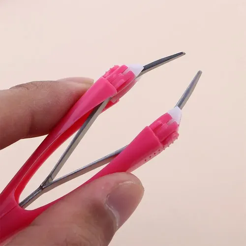 2 Pinzas Profesionales Para Cejas Retráctiles