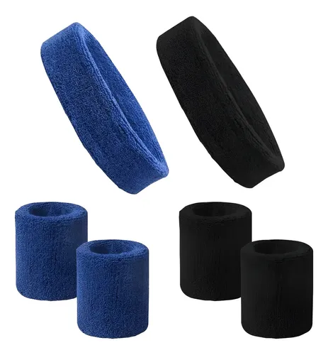 K Bandas Elasticas For Cabello Y Muñequeras Tela Gym