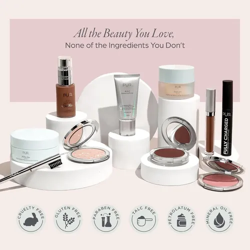 Delineador Labial Dual Pür Minerals Silky Sculpt Rose/latte