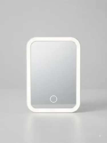 Espejo De Maquillaje Luz Led Touch Carga Usb