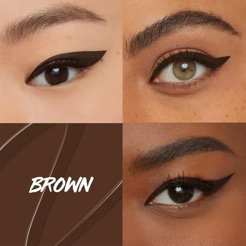 Delineador Líquido Maybelline Master Precise Forest Brown