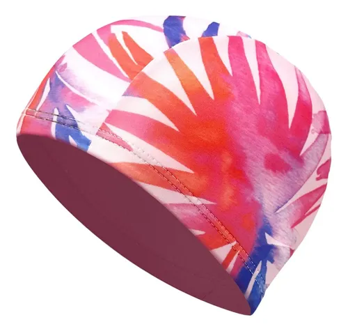 Gorro De Natación De Tela, Estampado Aleatorio