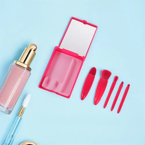 Juego De 3 Juegos De Brochas De Maquillaje De Viaje Con Cerd
