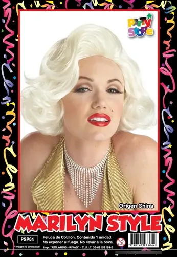 Peluca Marilyn Monroe Cotillon