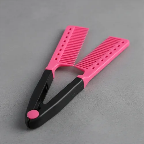 Set X2 Peines Doble Profesional Para Planchar Alisar Cabello