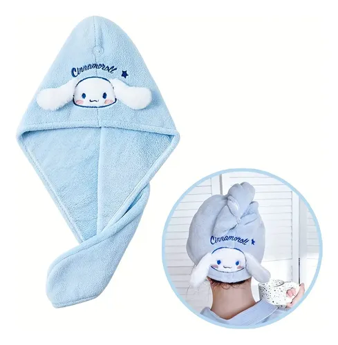 Gorro Secado Rápido Sanrio Cinnamoroll Suave Ondulado 1 Pc Perro Canela
