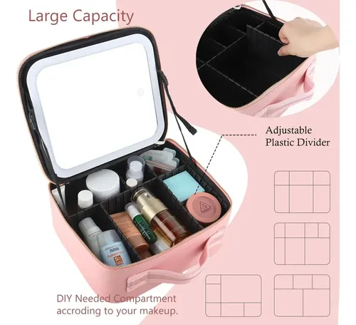 Neceser De Viaje Con Espejo Resistente