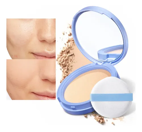 Sace Lady Base De Maquillaje Polvo Compacto Fijador Matte Tono 01 Marfil Clásico -10g Resistente Al Agua Larga Duración ControlDe La Grasa Y Acabado Mate lmpecable