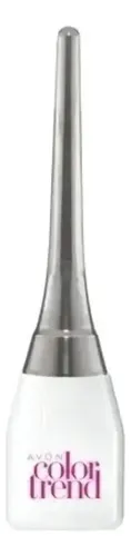 Delineador de ojos líquido Avon Delineador Líquido para Ojos color plata con acabado metalizado