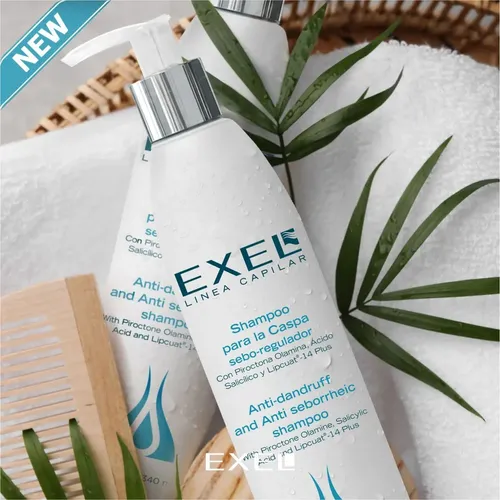 Shampoo Capilar Anti Caspa Exel Sebo-regulador 340ml
