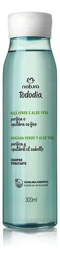 Shampoo Hidratación Tododia Manzana verde y Aloe Vera Natura