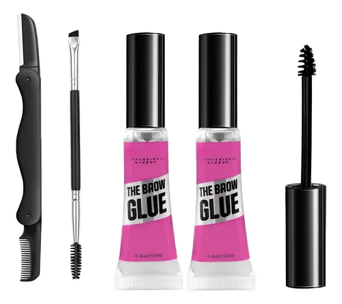 Juego De Gel Para Cejas Transparente Fijación Extrema 2 Unid