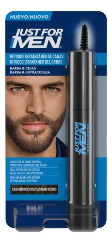 Tintura Just For Men Barba Y Cejas Castaño Oscuro 9ml