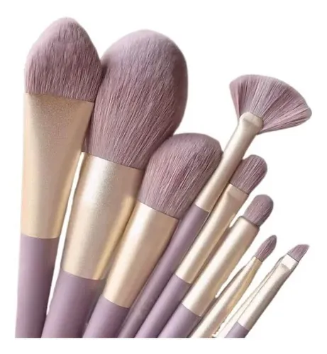 Juego Brochas Maquillaje Viaje Bonito