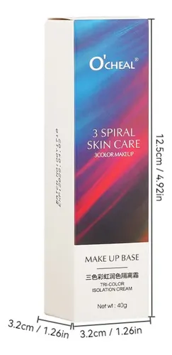 Prebase De Maquillaje Triple Color Ocheal