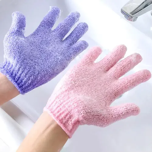 Guantes Exfoliantes Limpieza Corporal Piel Baño Ducha X 1 Un