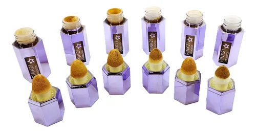 Set X 6 Base Foundation Efecto Matte Aplicador Star Pink 21