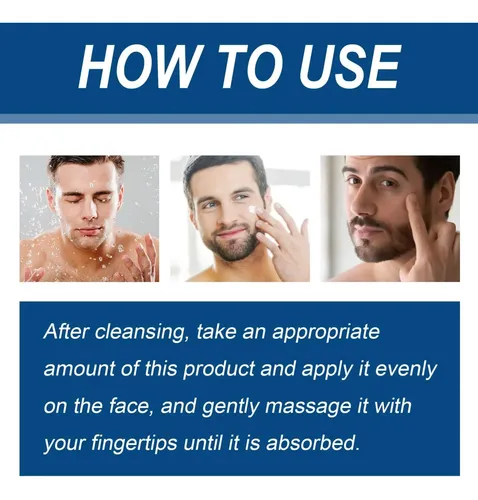 Crema Facial Antiedad Para Hombre Con Colágeno, 50g