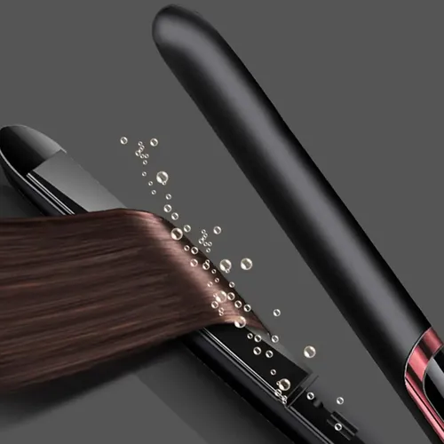 Plancha Y Rizador De Pelo De Cerámica 2 En 1
