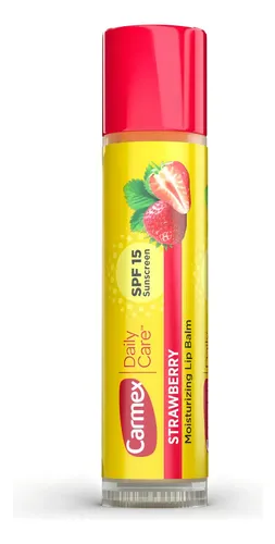 Carmex bálsamo labial de frutilla original 100% Spf 15
