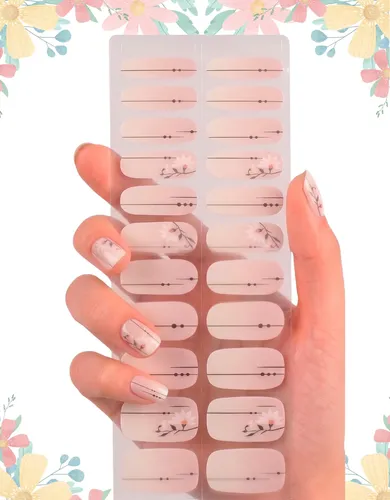 Stickers De Uñas Adhesivas Armoni Nails Gel X22 Sin Lámpara