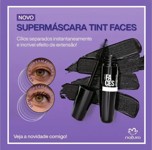 Natura Faces Supermascara Tint Para Pestañas Lavable Mbp