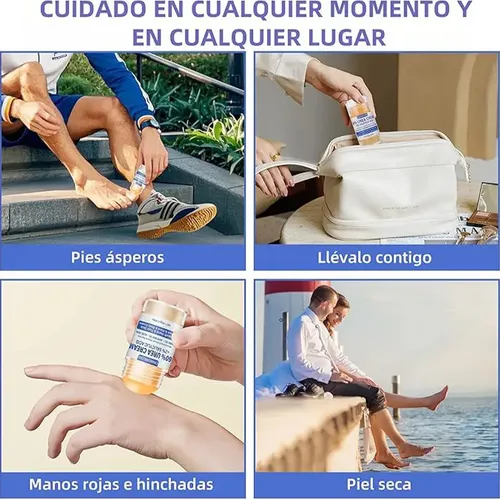 Crema Para Pies Con 60% De Urea Más 2% Ácido Salicílico Azul
