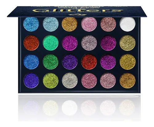Aolailiya Paleta Sombras Glitter 24 Colores