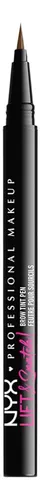 lápiz para cejas NYX Professional Makeup LIFT & SNATCH Brow tint pen x unidad de 1 mL/1 g color brunette 07