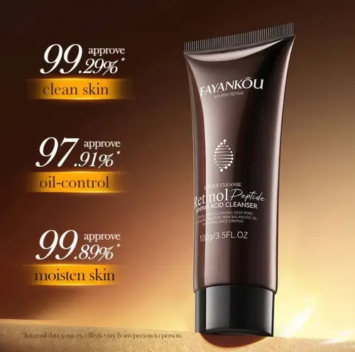 Skincare Coreano Retinol Crema Limpiador Facial Antiarrugas