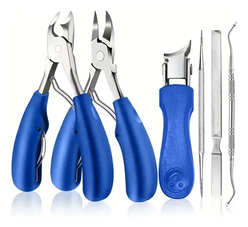Blue – Juego De 6 Cortaúñas Para El Cuidado De Las Uñas