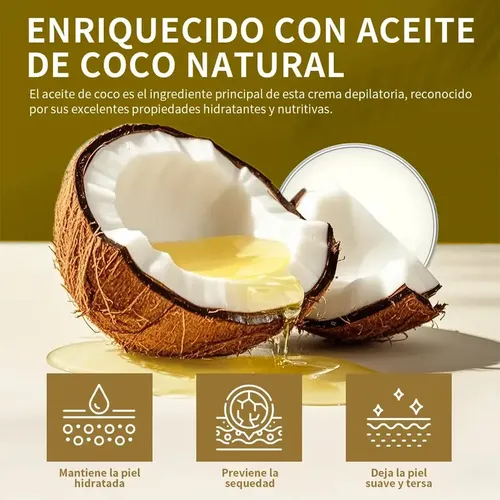 Crema Depilatoria Coco Dispositivo De Depilación Gratuito