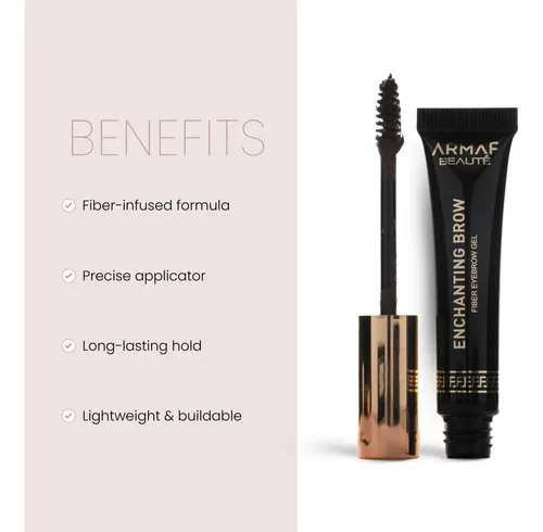 Gel Para Cejas Armaf Enchanting Brow Fiber Waterproof Ebony