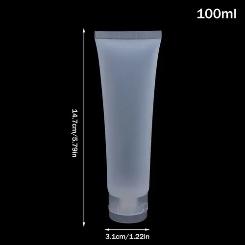 Paquete De 5 Envases De Loción Exprimible Y Rellenable Para