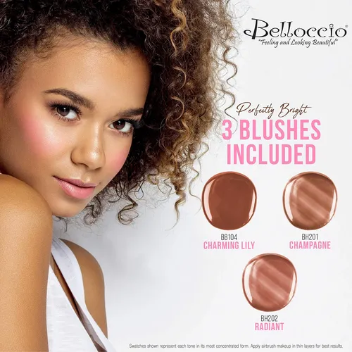Sistema De Maquillaje Cosmético Airbrush Belloccio Master Se