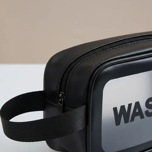 Neceser Viaje Maquillaje Portacosméticos Washbag Negro Mediano 25×8.5xh14.5