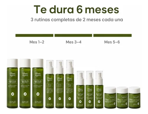 Kit Rutina Facial Completa Vitamina C Hialurónico 6 Meses